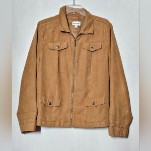 Studio works jacket /blazer size 14 tan